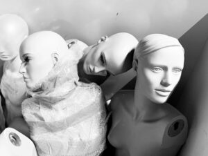 Matte Full-Body Abstract Mannequins (Male & Female)
